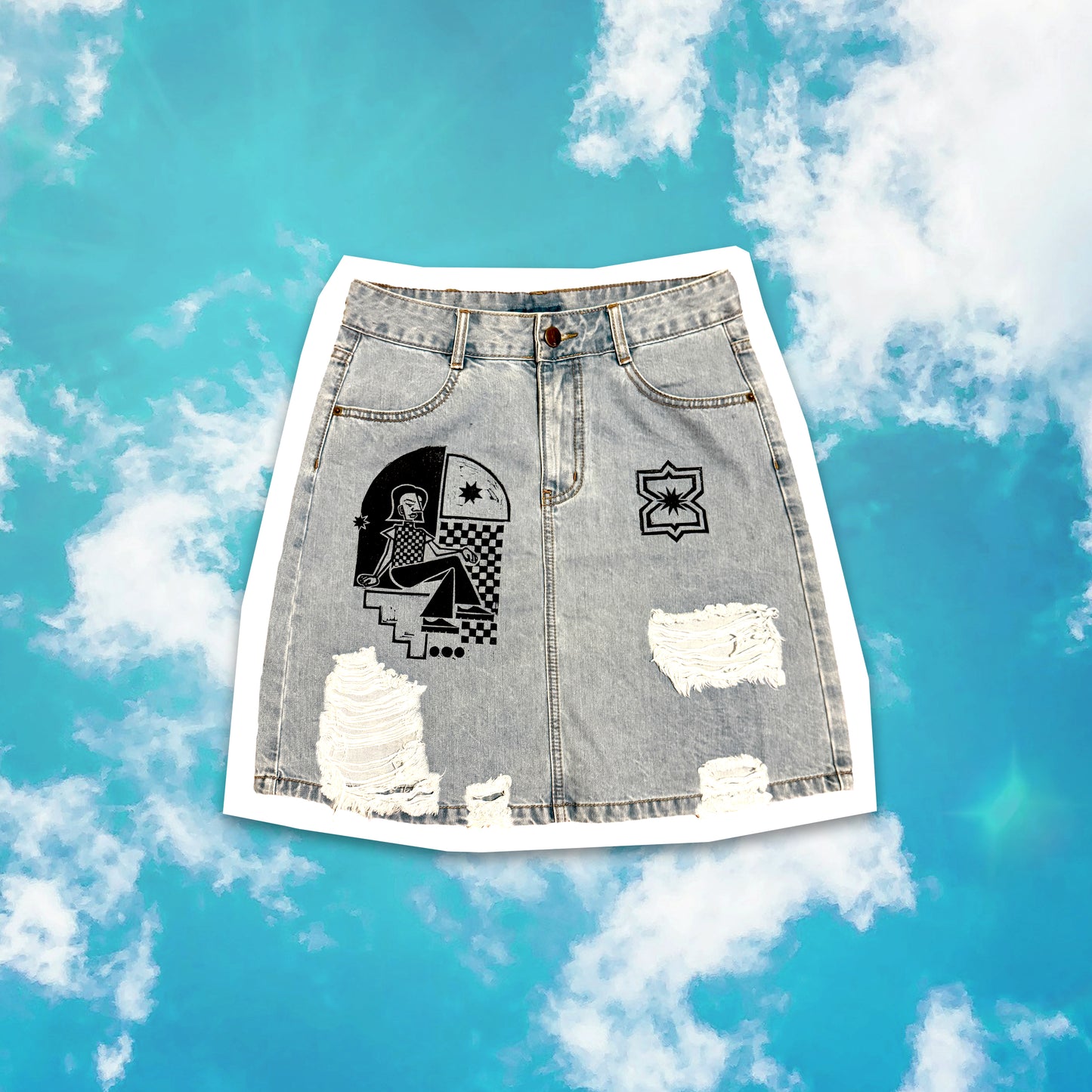 Reworked Mini Skirt
