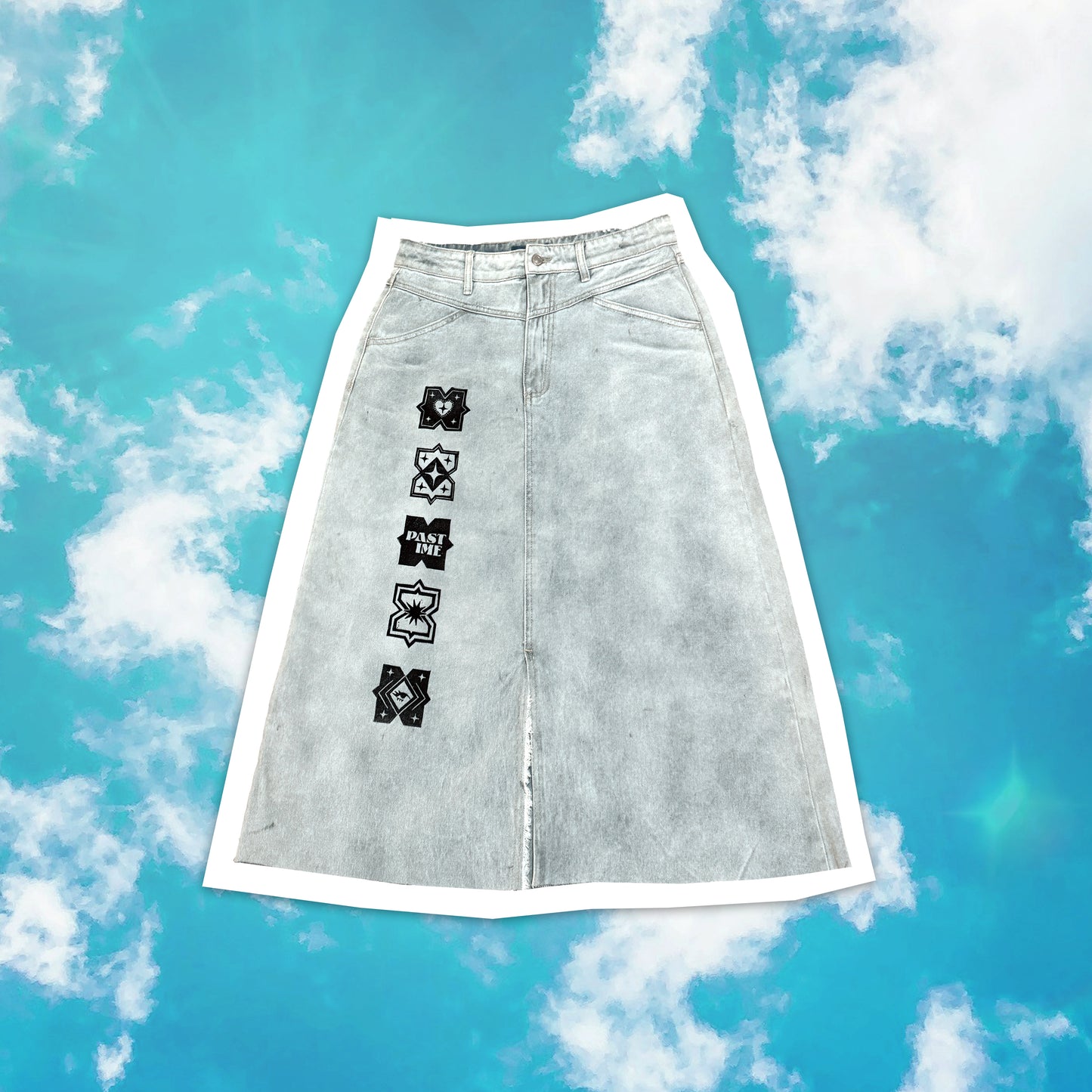 Reworked Denim Maxi